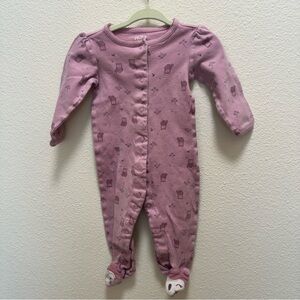 4/$20 Child of Mine made by Carters 6/9m Footed Sleeper
